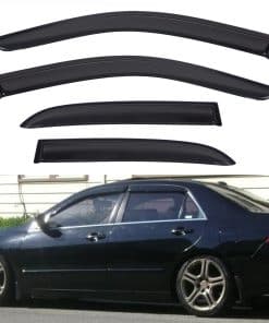Conjunto de 4 Viseras de Ventana para Lluvia Compatible con