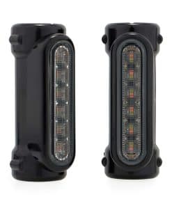 Luces de Barra de Carretera para Motocicleta -Negro-Ahumado