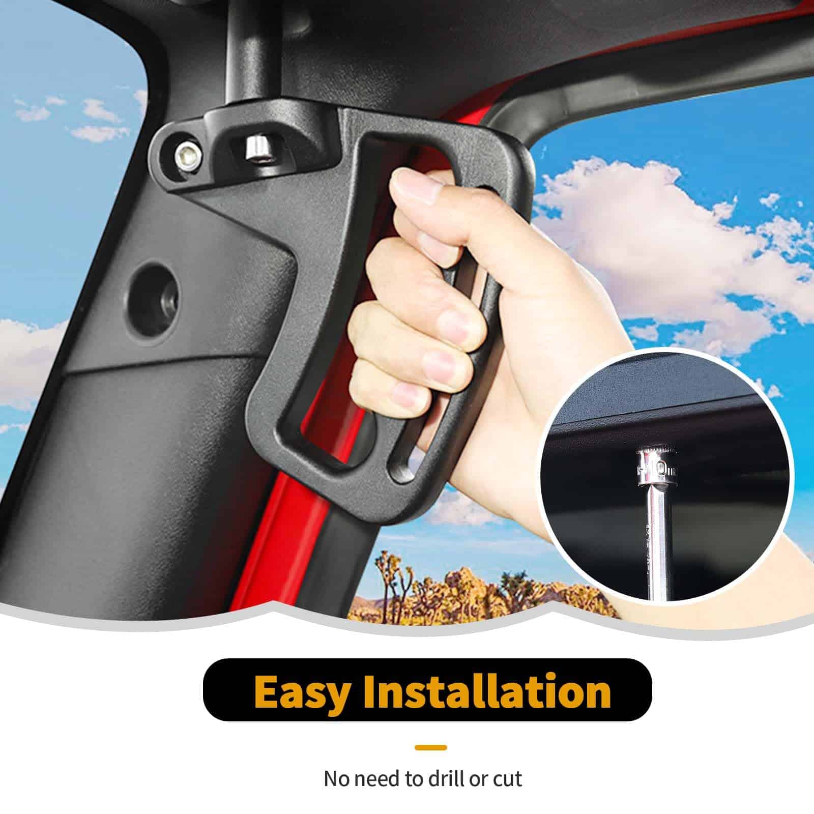 RT-TCZ Agarraderas Mango de agarre barra de tracción para - Imagen 5