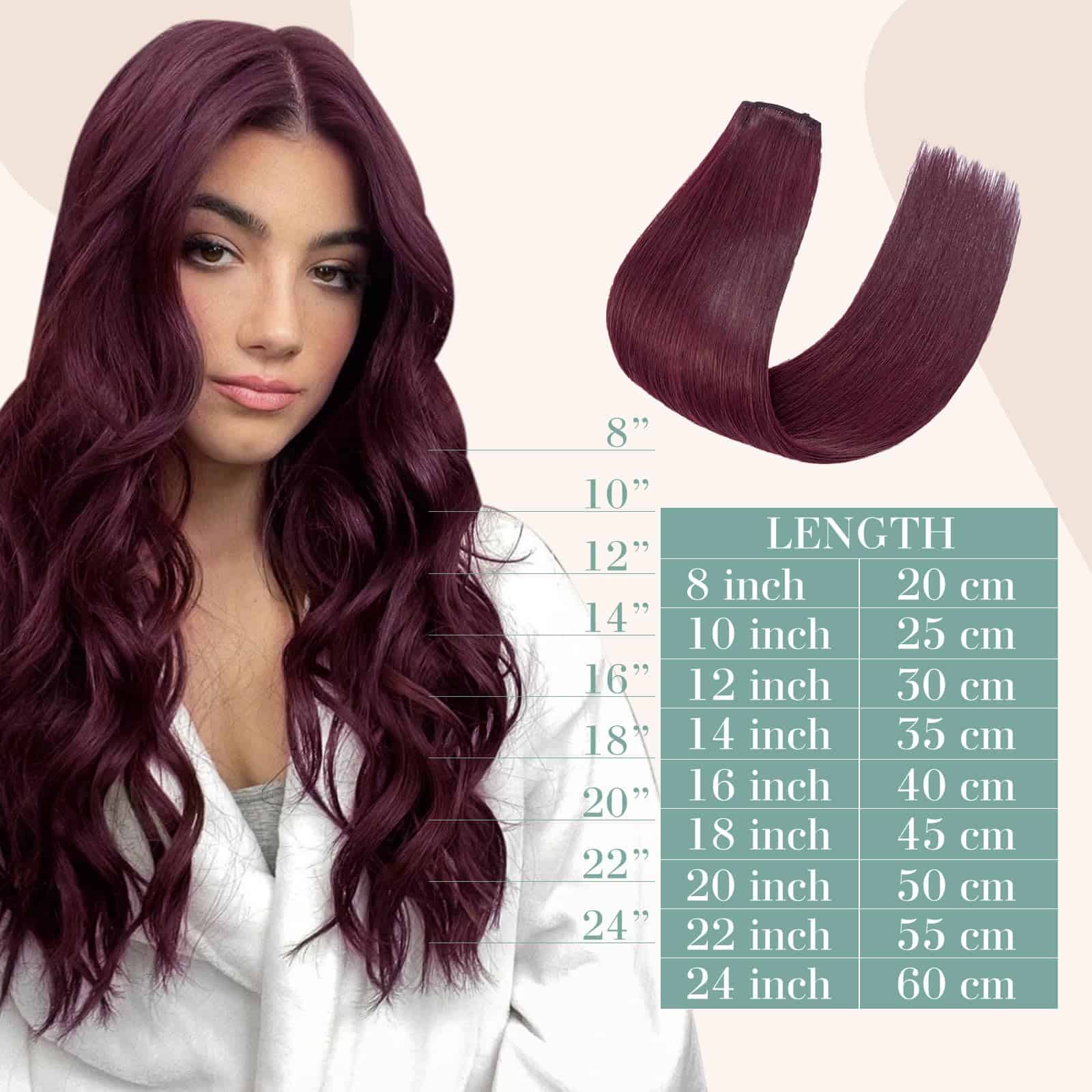 Extensiones de Cabello Clip en Cabello Humano Real 8pcs 14 - Imagen 7