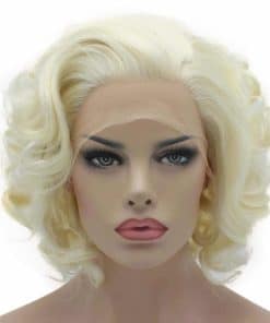 Pelucas de encaje sintético resistente al calor de mezcla
