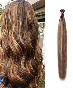 Extensiones de Cabello I Tip de Cabello Humano 20 Pulgadas