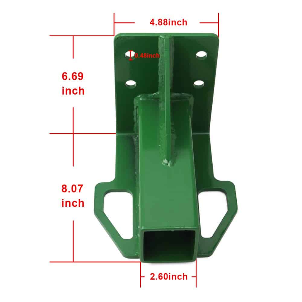 Rear Trailer Hitch Receiver Compatible con John Deere Gator - Imagen 3
