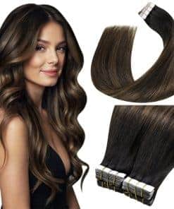 Extensiones de Cabello Adhesivas de Cinta de Cabello Humano