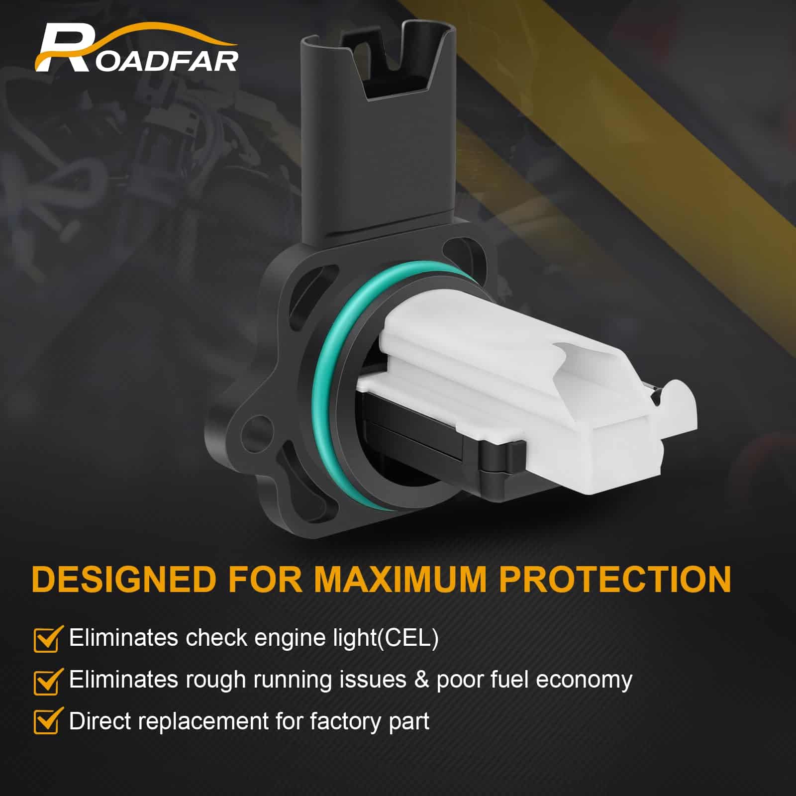 Sensor de flujo de aire de masa MAF ROADFAR 13627520519 - Imagen 3