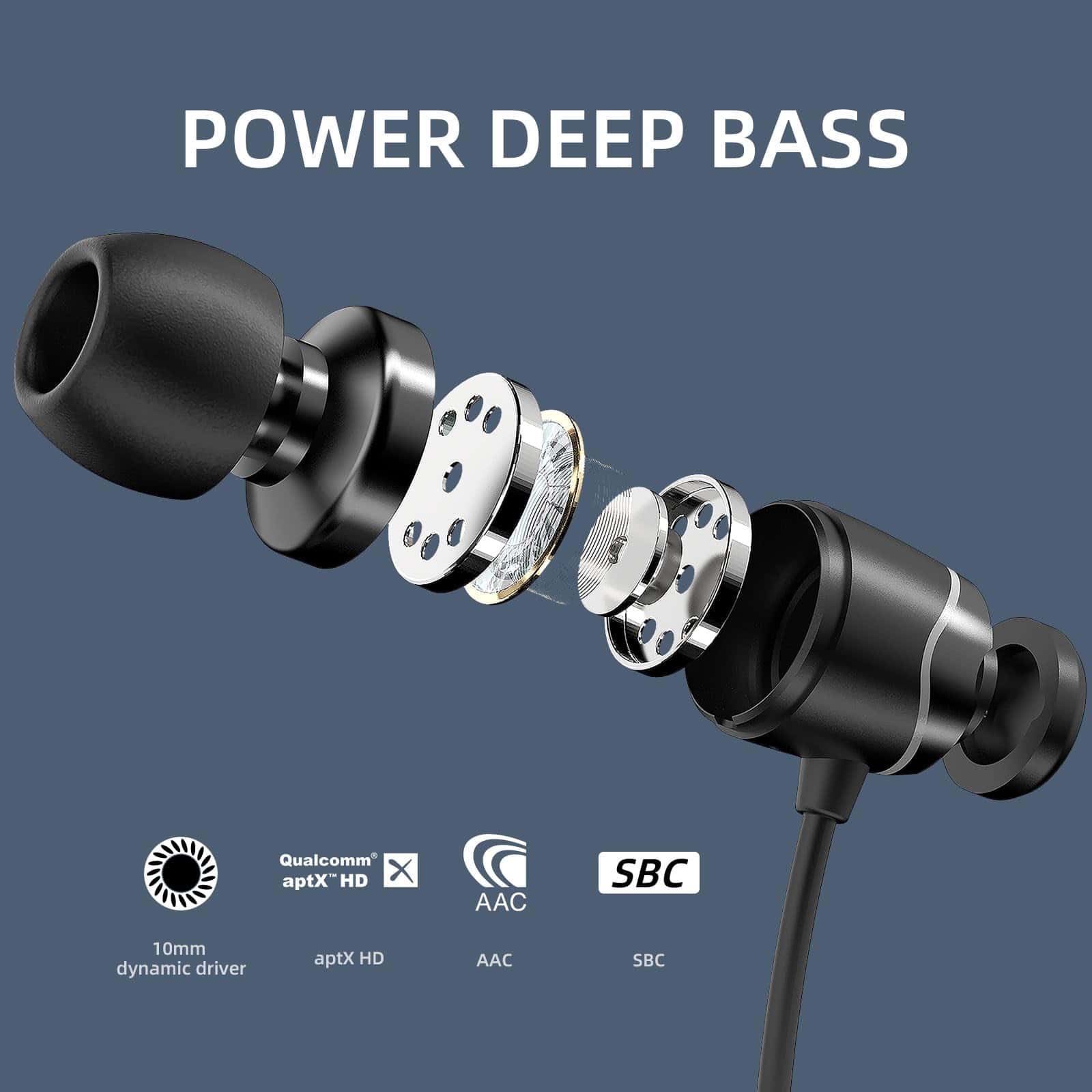 Audífonos inalámbricos SoundMAGIC E11BT Neckband Bluetooth - Imagen 3