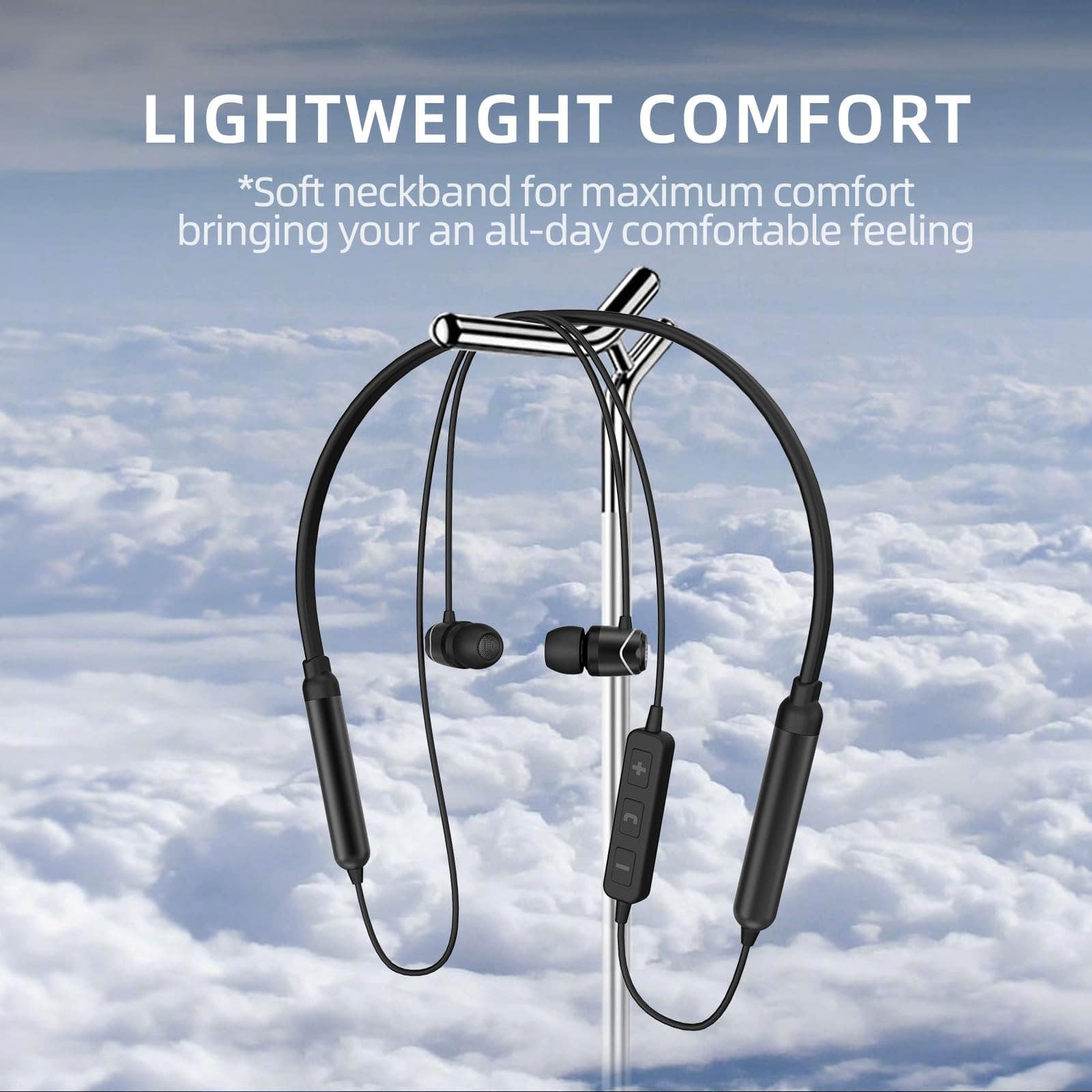 Audífonos inalámbricos SoundMAGIC E11BT Neckband Bluetooth - Imagen 7