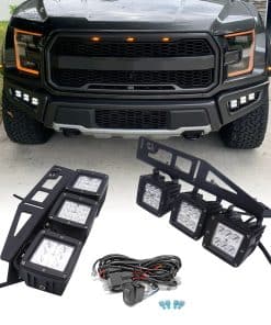 Kit de 6x 24W Luces de Niebla LED Pods y Soporte de Montaje