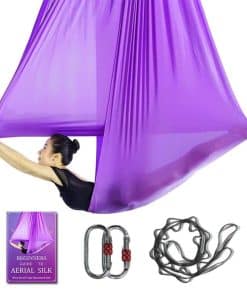 Hamaca de Yoga Aéreo L:5M A:2.8M Set de -Púrpura Profundo