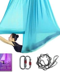 Hamaca de Yoga Aéreo L:5M W:2.8M Set de -Azul Cielo