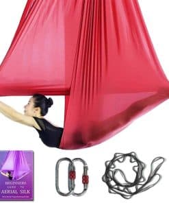 Hammock de Yoga Aéreo L:5M W:2.8M Juego de Cuerdas de Seda
