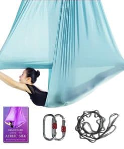 Hamaca de Yoga Aéreo L:5M A:2.8M Set de -Azul Lago