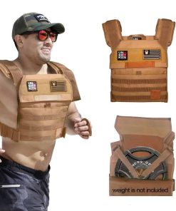 Chaleco Ponderado Ajustable, WOD Cross Fitness, Portador de
