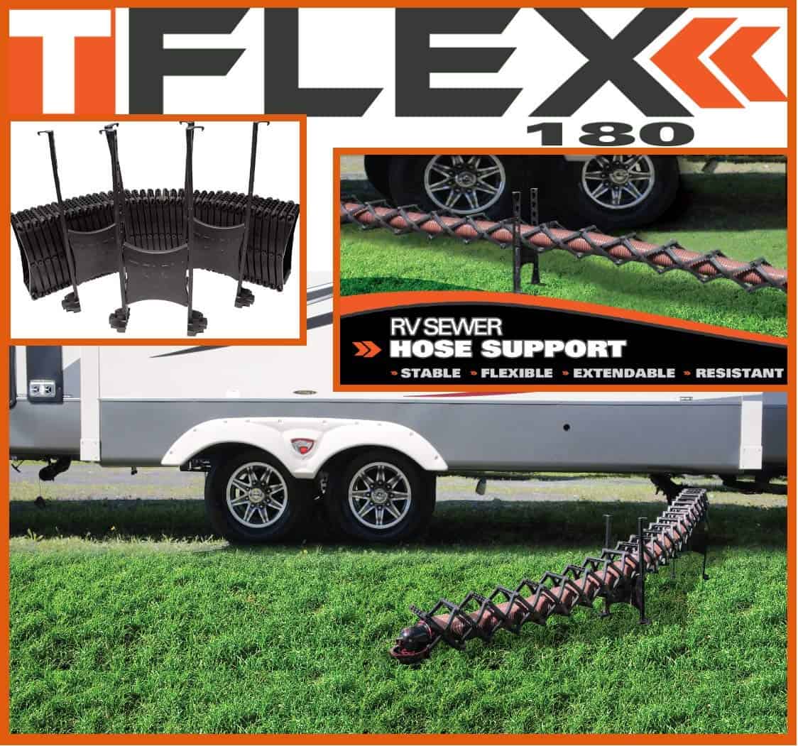 Soporte de Manguera de Desechos para RV Tflex - 20ft -