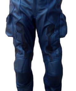 Pantalón de Moto de Cuero Genuino para Hombre SRHides