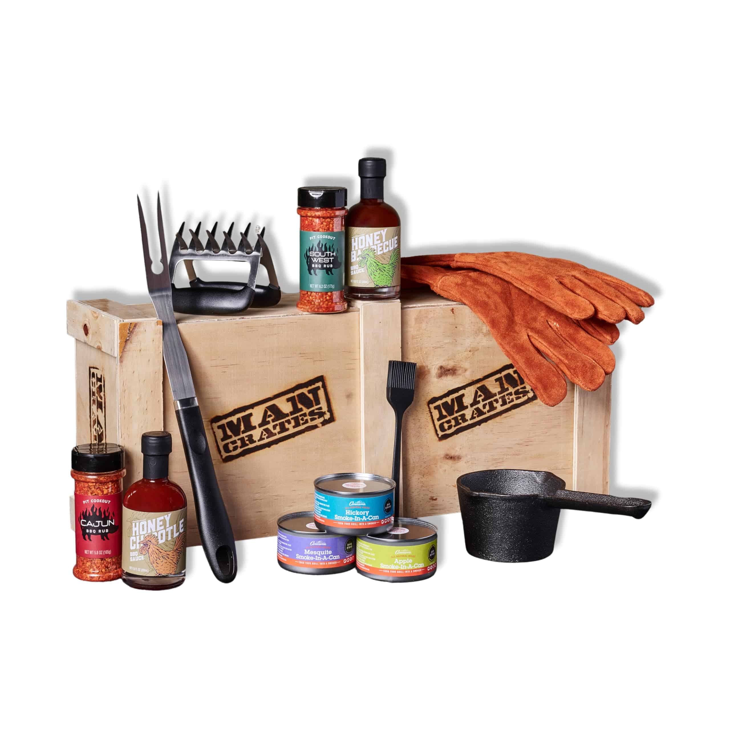 Kit de Parrilla Man Crates Pit Master - El regalo