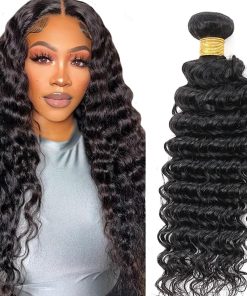 Un Paquete de Extensiones de Cabello Rizado Profundo