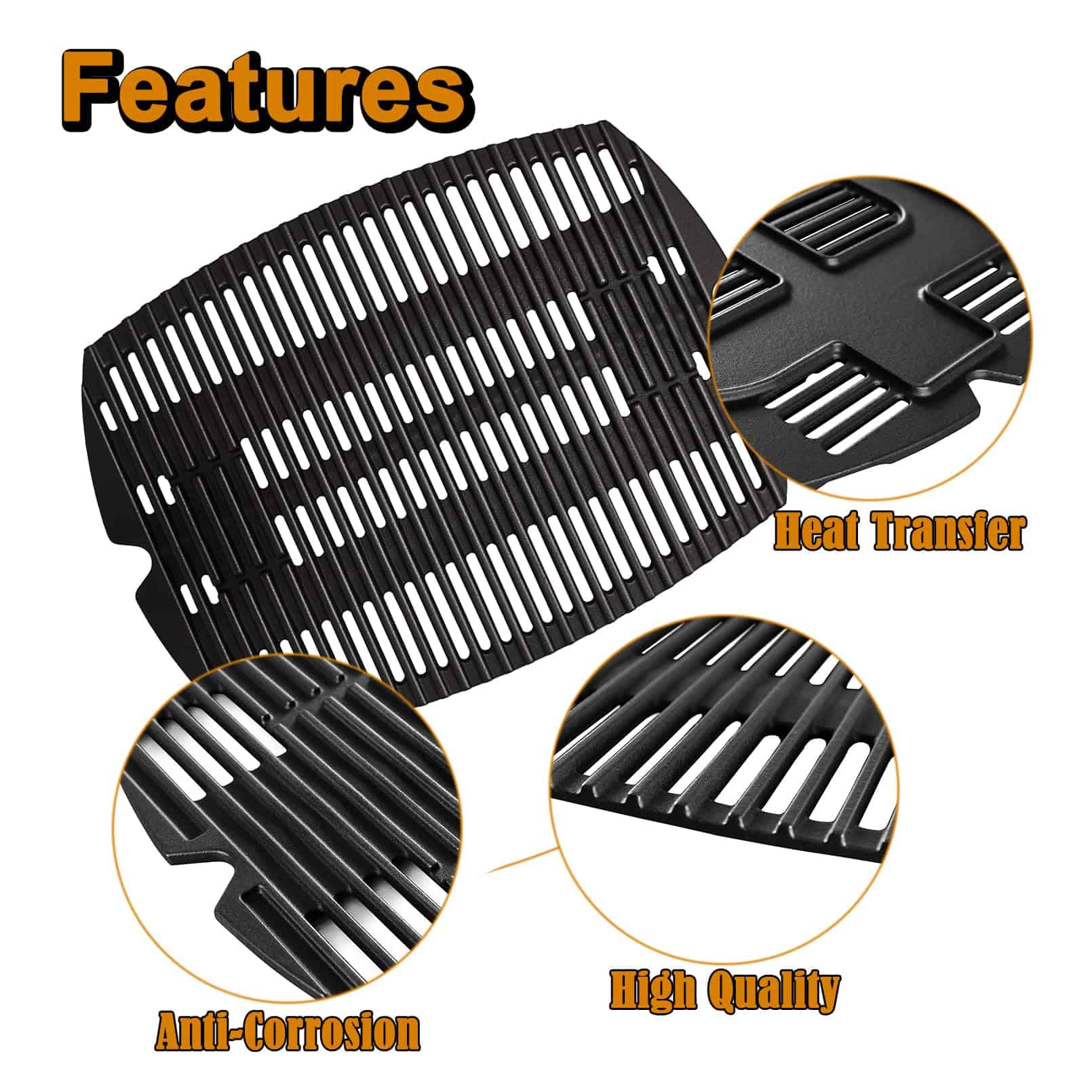 Rejillas de Parrilla de Hierro Fundido para Reemplazo de - Imagen 7