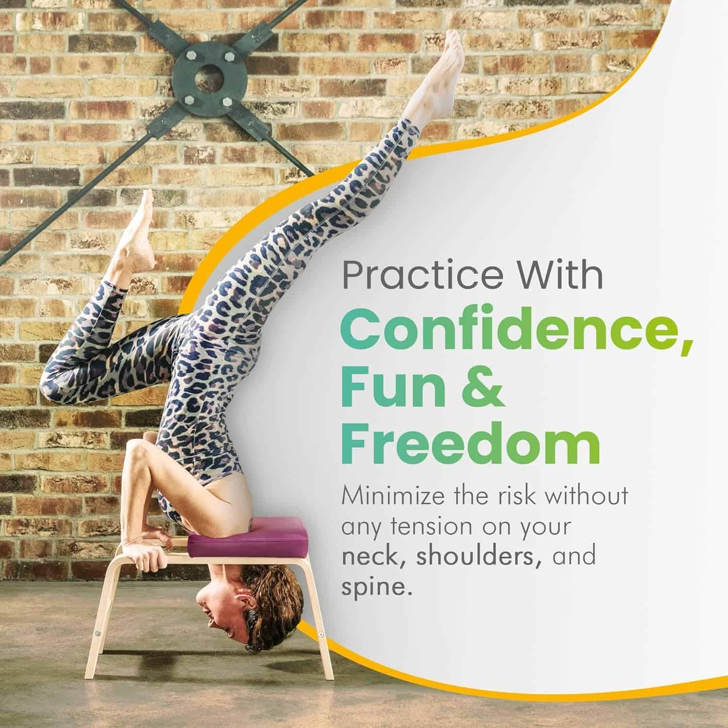 FeetUp - Banco de Yoga para Paradas de Mano, Entrenador - Imagen 6