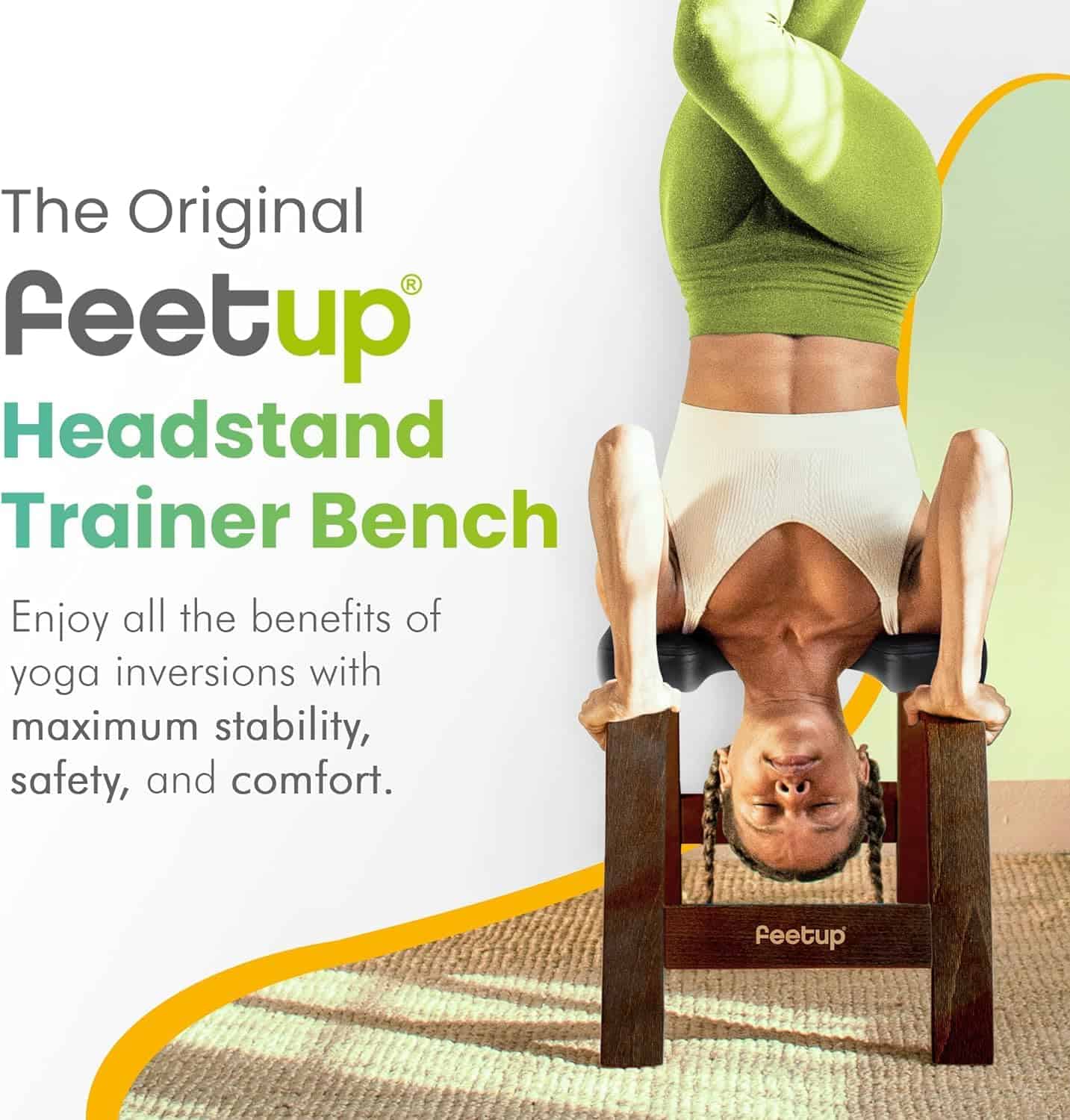 Banco de Cabeza de Yoga FeetUp - El Original, Entrenador de - Imagen 6