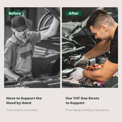 1pc Soporte de Elevación de Capó Delantero a Gas Compatible - Imagen 11