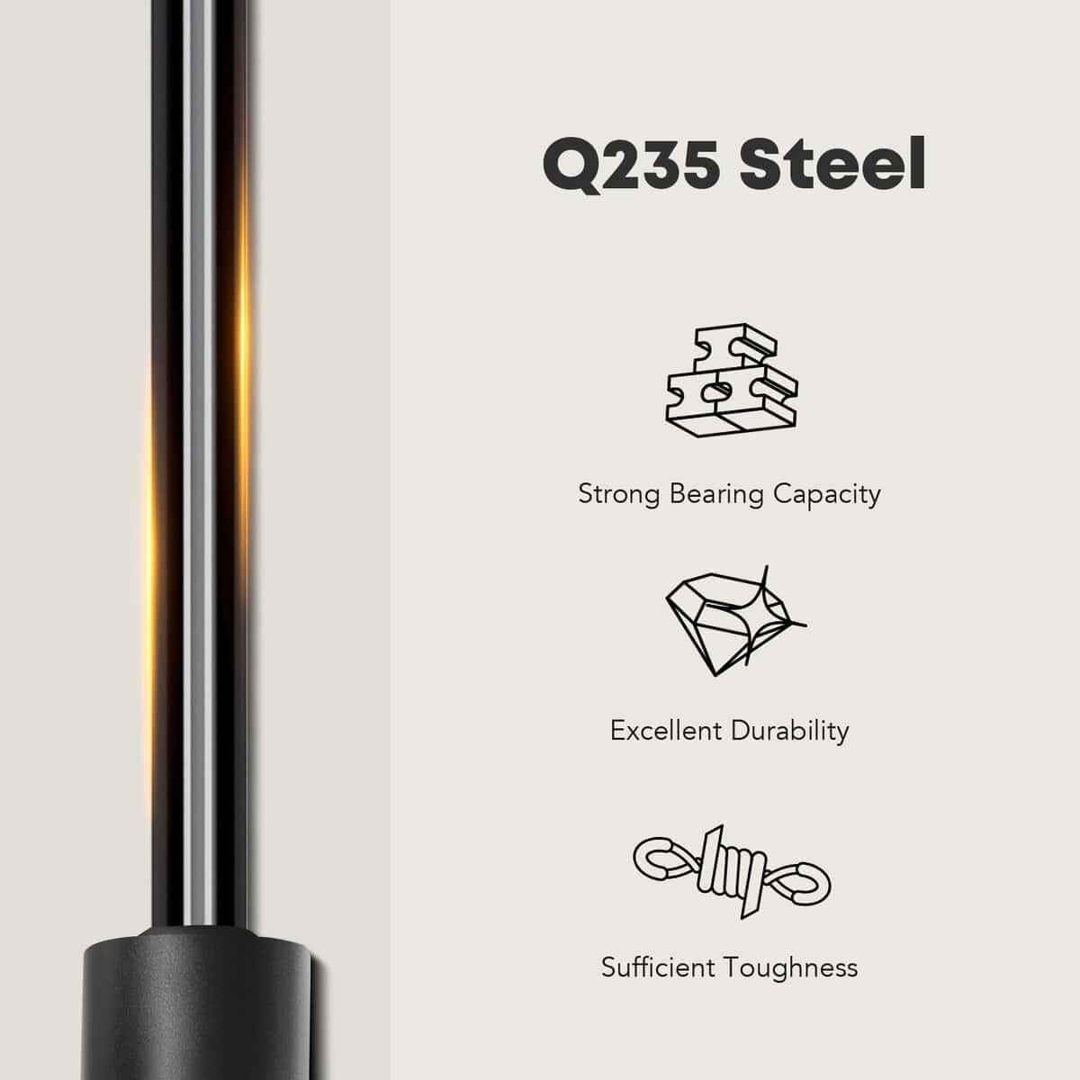 1pc Soporte de Elevación de Capó Delantero a Gas Compatible - Imagen 5