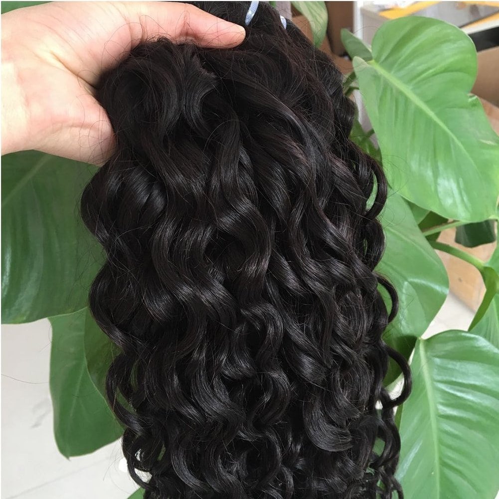 Extensiones de Cabello Humano en Clip de Ondas de Agua de - Imagen 7