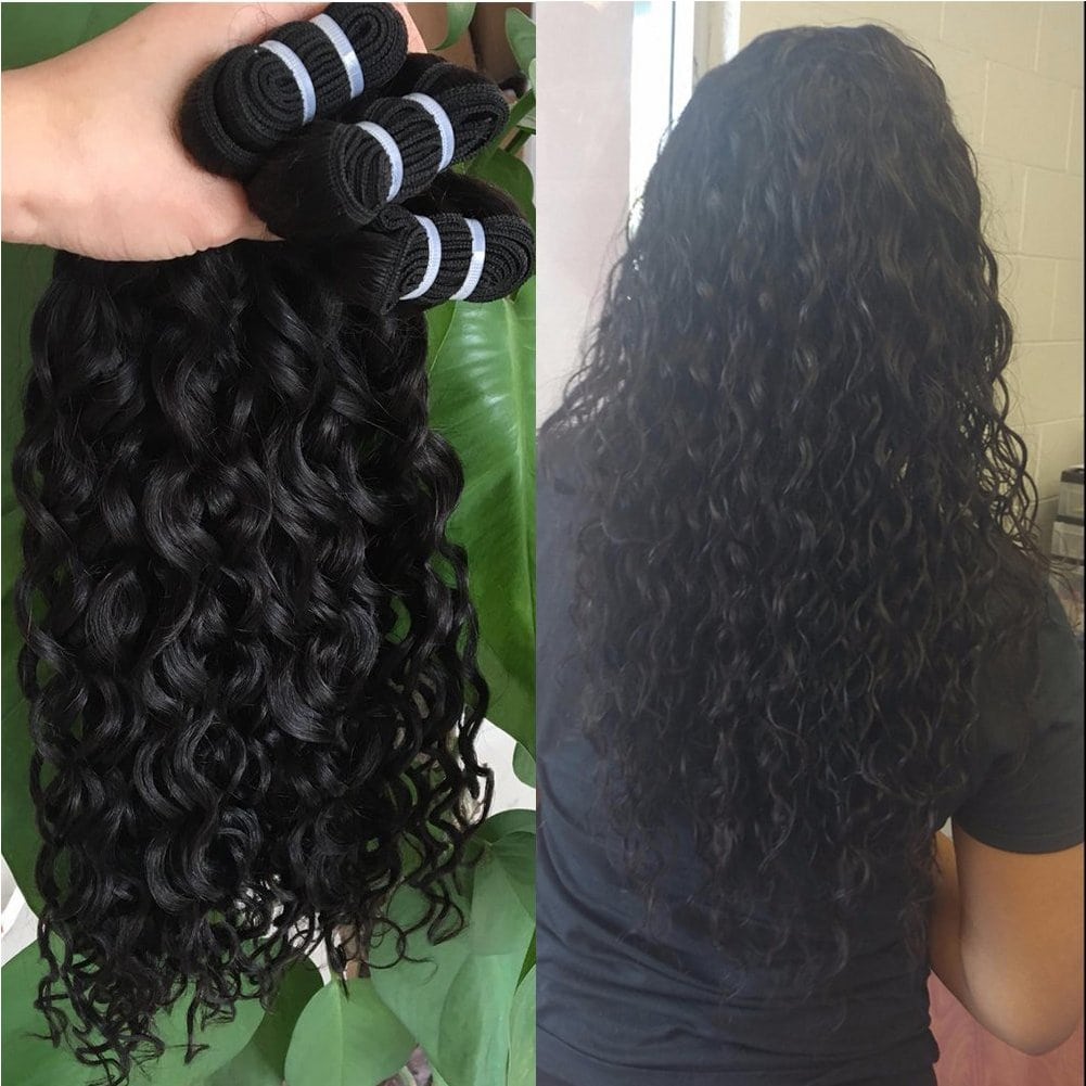 Extensiones de Cabello Humano en Clip de Ondas de Agua de - Imagen 3