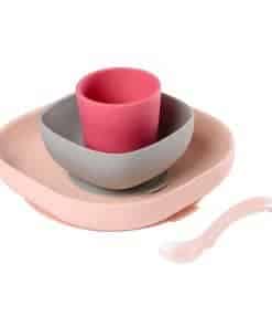 Set de Alimentación para Bebés BEABA 100% Silicona de 4