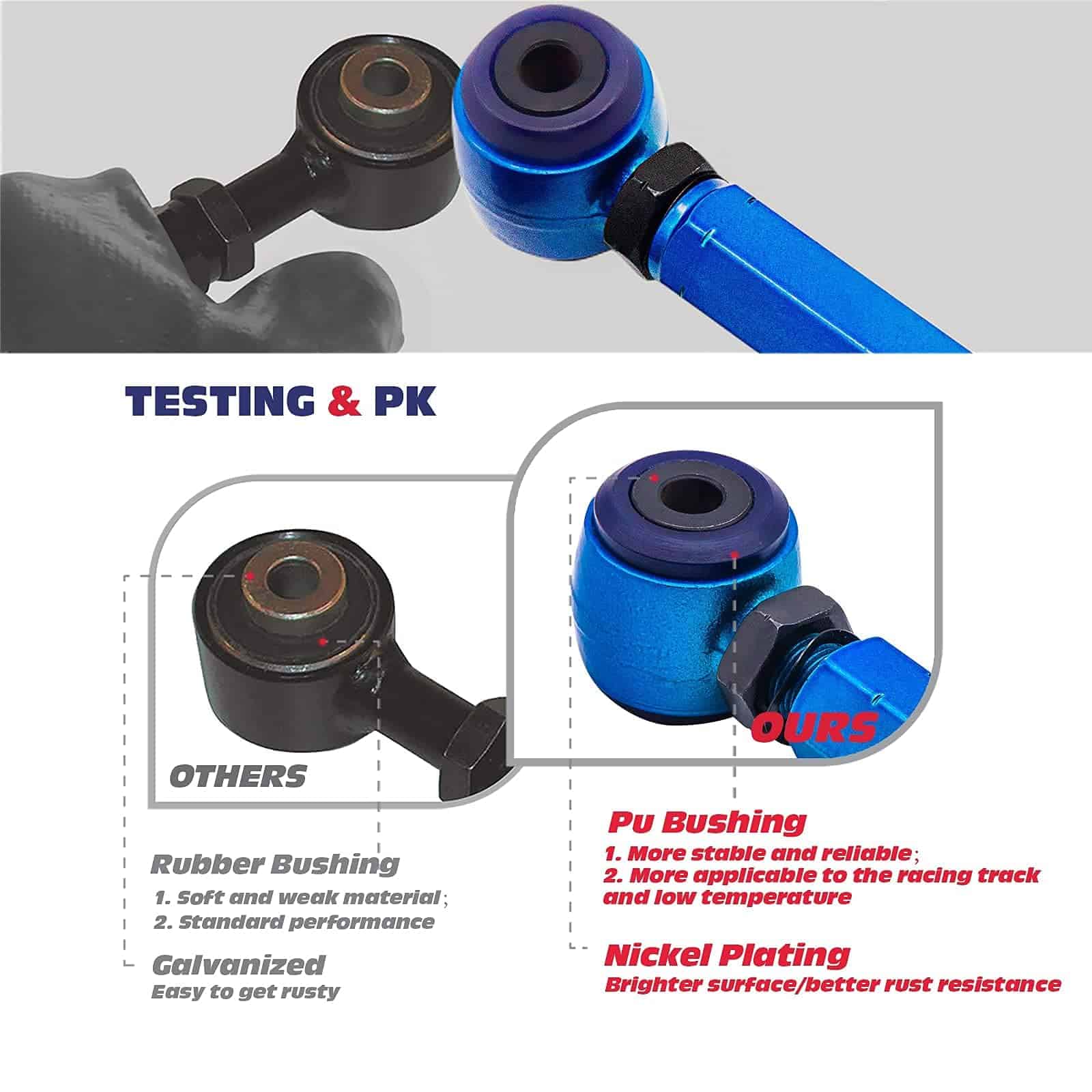Brazos de Cámara Ajustables KSP Accord TSX, Alineación - Imagen 3