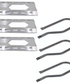 3-Pack de Placa de Calor y Quemador de Acero Inoxidable