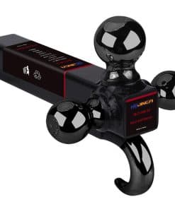 NBJINGYI 2" Soporte de bola de remolque Tri Ball Mount con