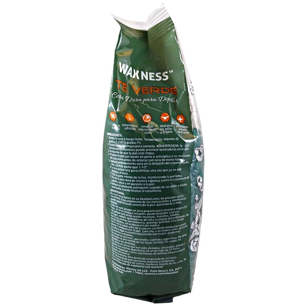 Cera Dura de Té Verde Waxness 2.2 lb - Pack de 2 - Imagen 6