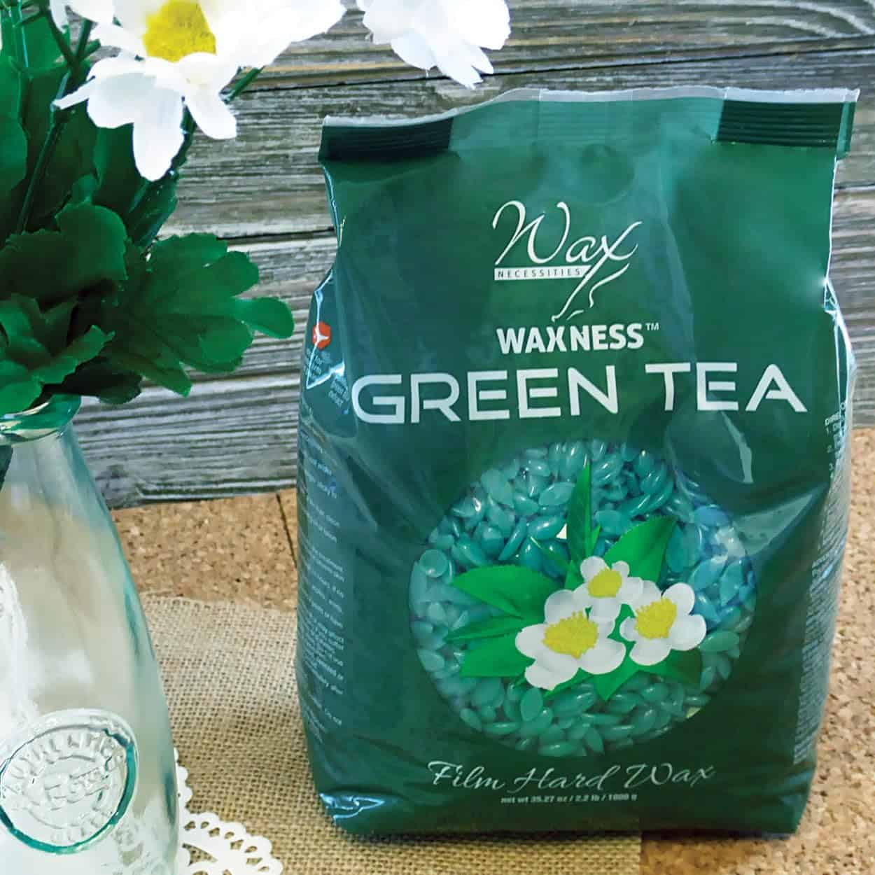 Cera Dura de Té Verde Waxness 2.2 lb - Pack de 2 - Imagen 7