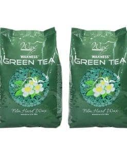 Cera Dura de Té Verde Waxness 2.2 lb - Pack de 2