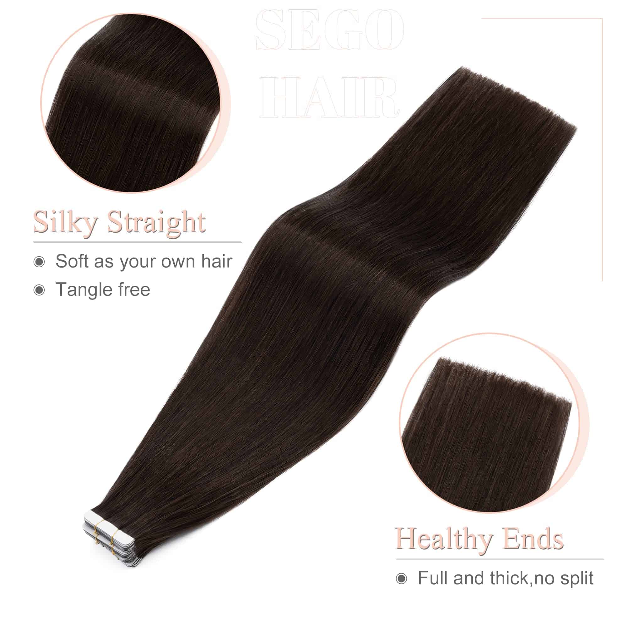 Extensiones de Cabello Tape in de Cabello Humano SEGO 22 - Imagen 5