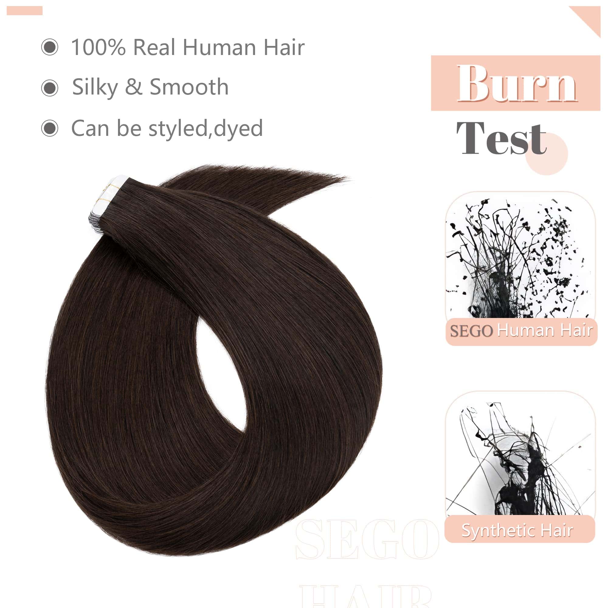 Extensiones de Cabello Tape in de Cabello Humano SEGO 22 - Imagen 3