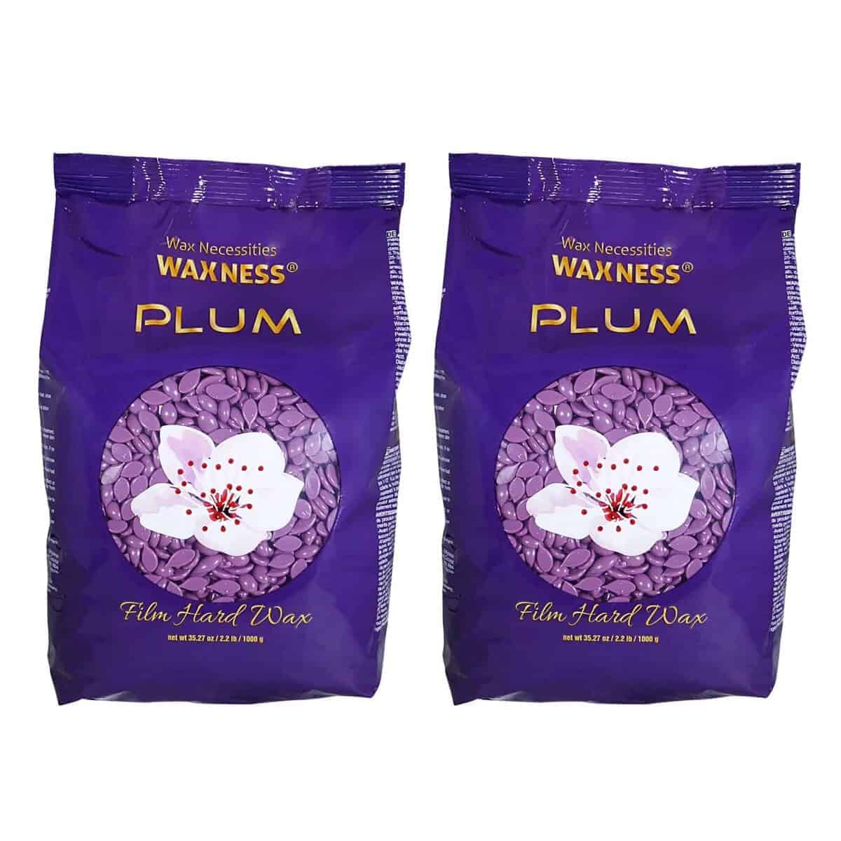 Cera Dura Premium Waxness Ciruela 2.2 lb - Paquete de 2