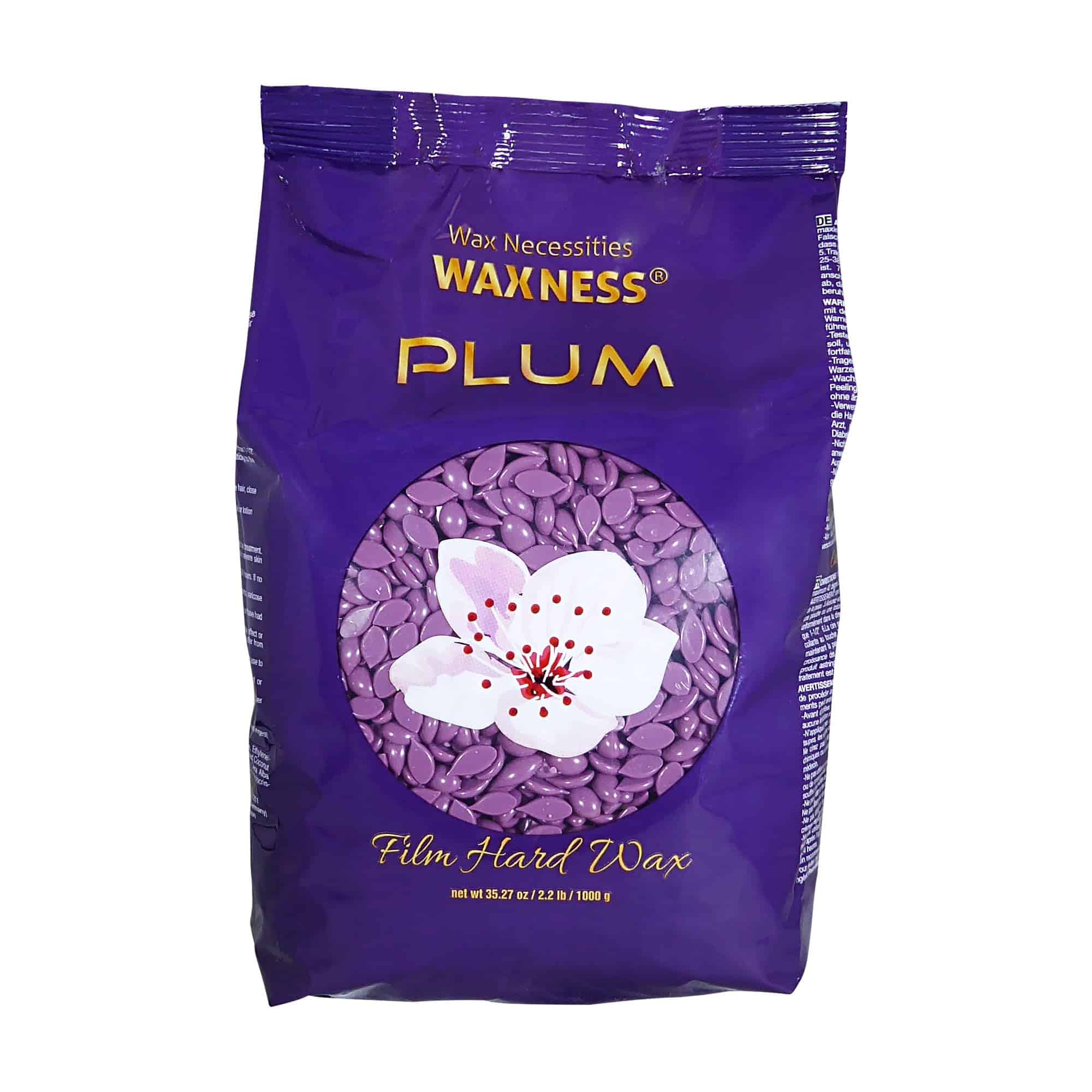 Cera Dura Premium Waxness Ciruela 2.2 lb - Paquete de 2 - Imagen 3