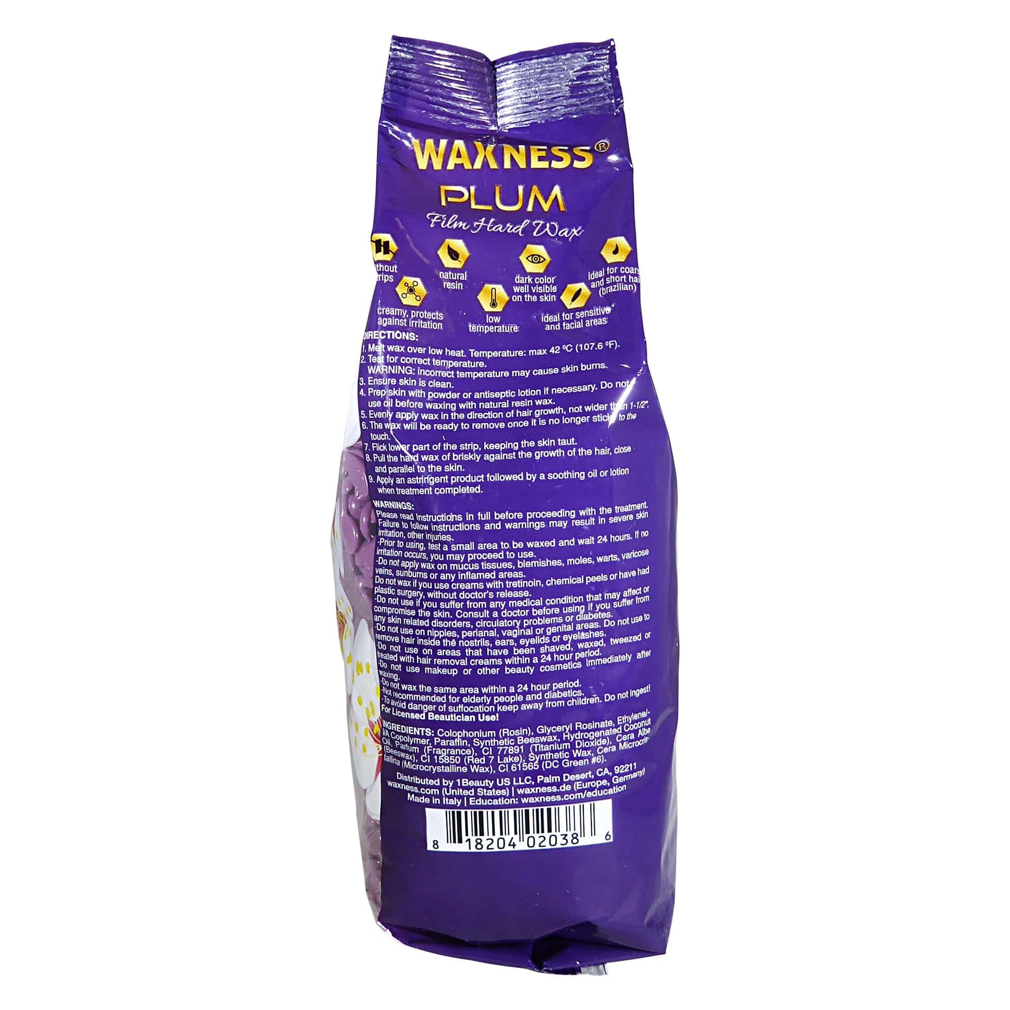 Cera Dura Premium Waxness Ciruela 2.2 lb - Paquete de 2 - Imagen 5