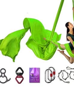 Conjunto Deluxe de Telas Aéreas para Yoga, Acrobacia, Danza
