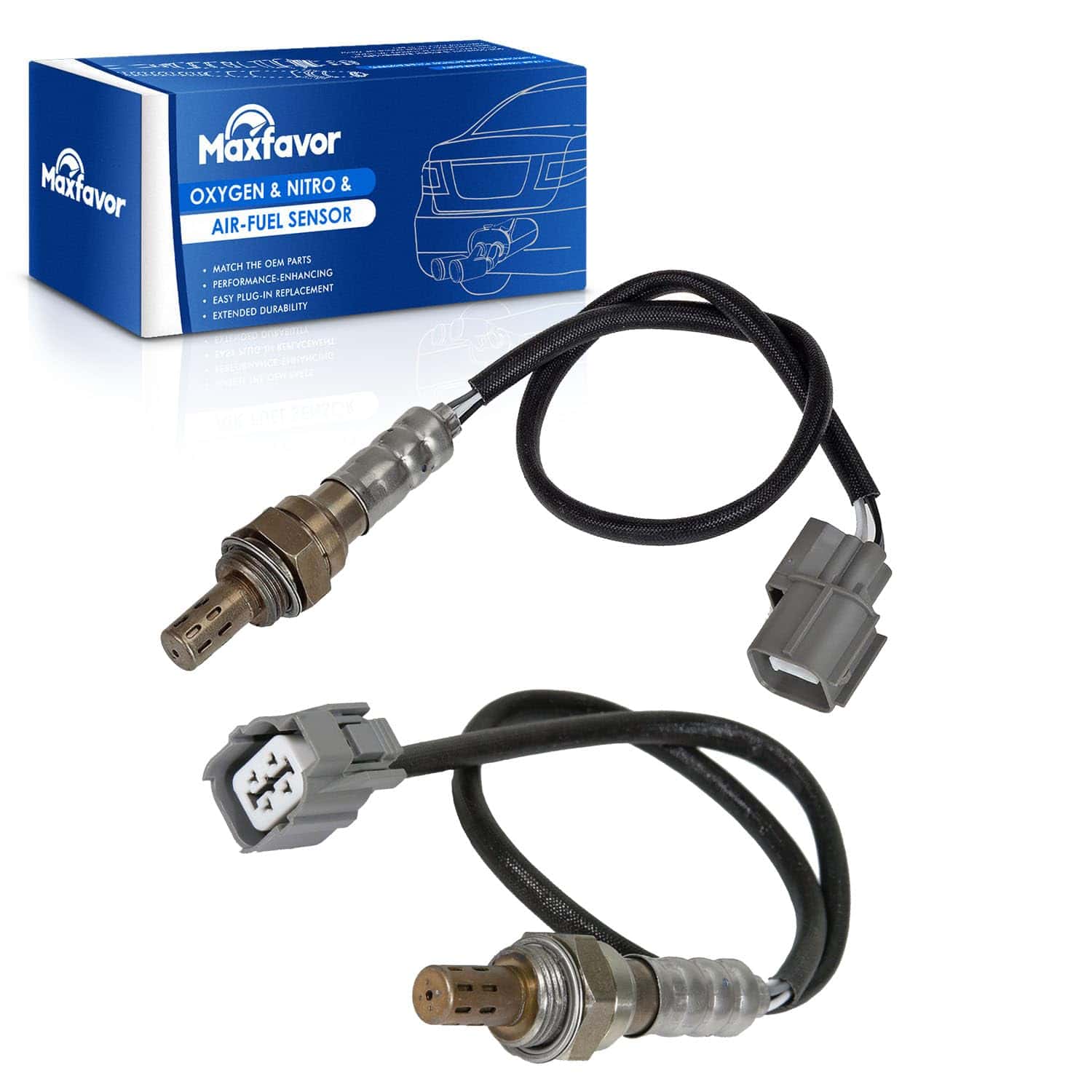 Maxfavor 2Pcs Sensor de Oxígeno de Repuesto para Honda