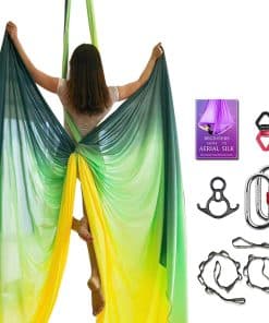 Set de Equipos de Lujo de Telas Aéreas para Yoga Aéreo,