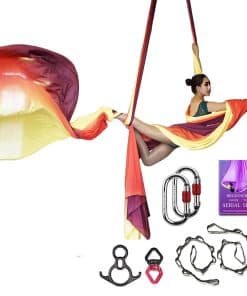 Set de Equipo de Lujo de Telas Aéreas para Yoga Aéreo,