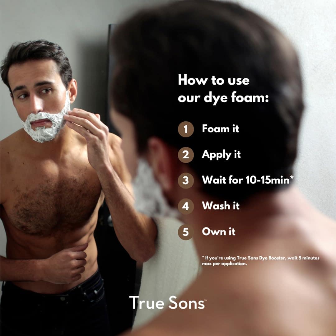 Espuma para teñir el cabello True Sons -Rubio Sucio - Imagen 6