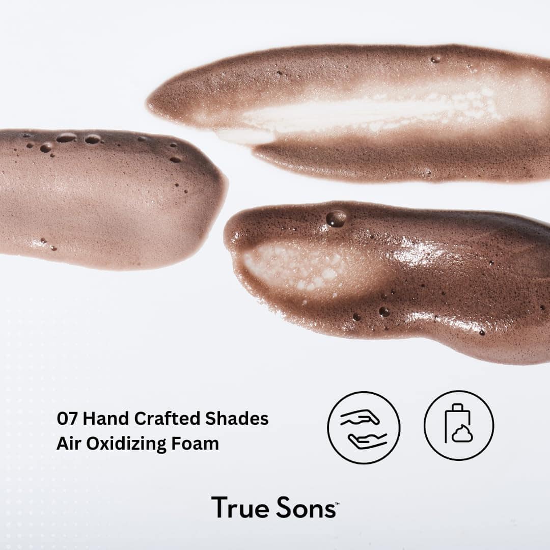 Espuma para teñir el cabello True Sons -Marrón oscuro - Imagen 5