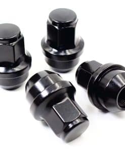 Juego de 20 Tuercas de Rueda Negras Veritek de Estilo de