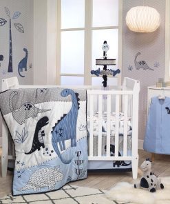 Set de Ropa de Cuna de 6 Piezas Lambs & Ivy Baby Dino