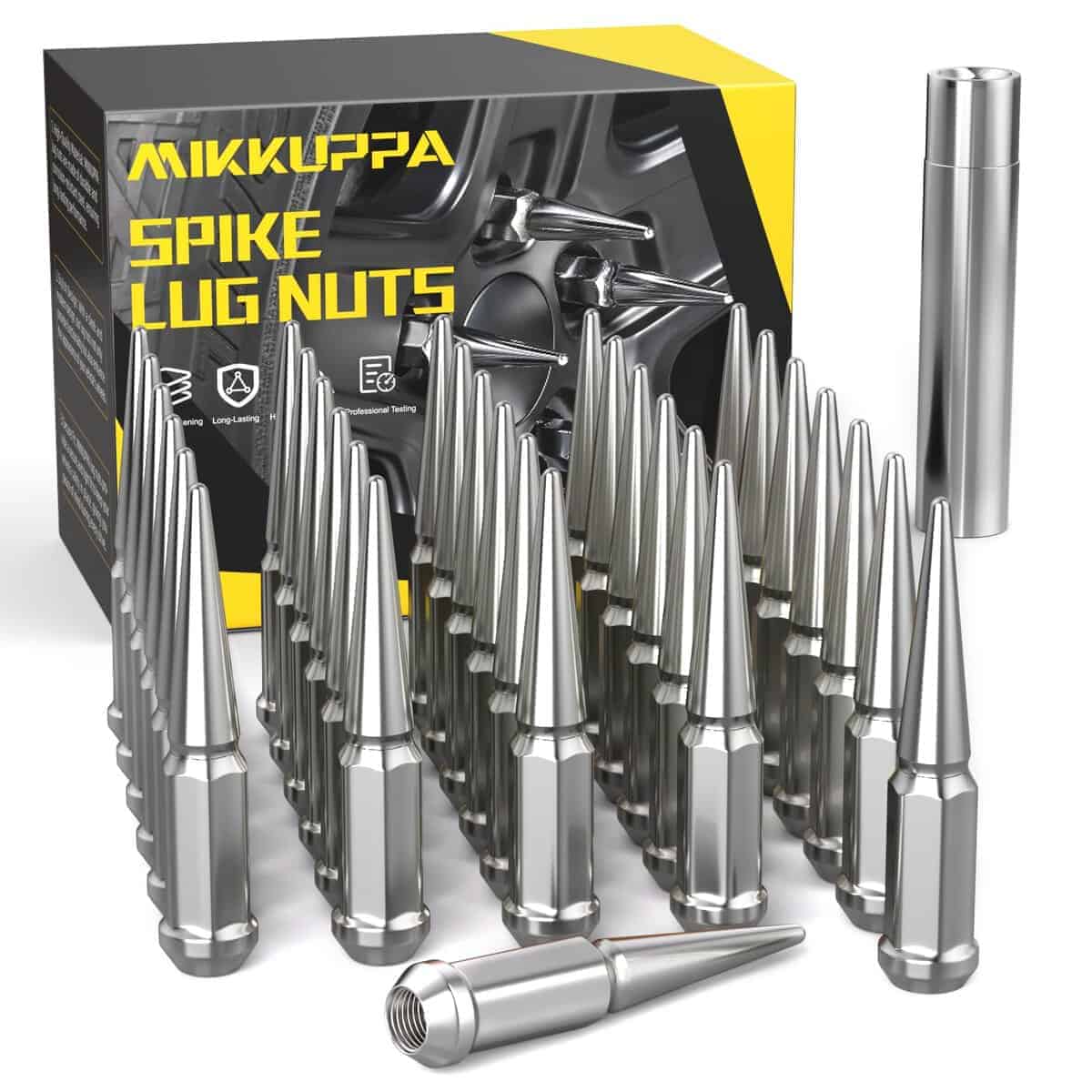 MIKKUPPA M14x1.5 Espárragos Tuercas para Ruedas, Kit de 32