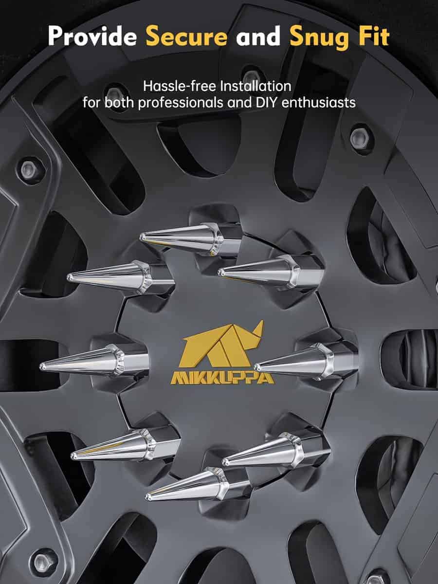 MIKKUPPA M14x1.5 Espárragos Tuercas para Ruedas, Kit de 32 - Imagen 6